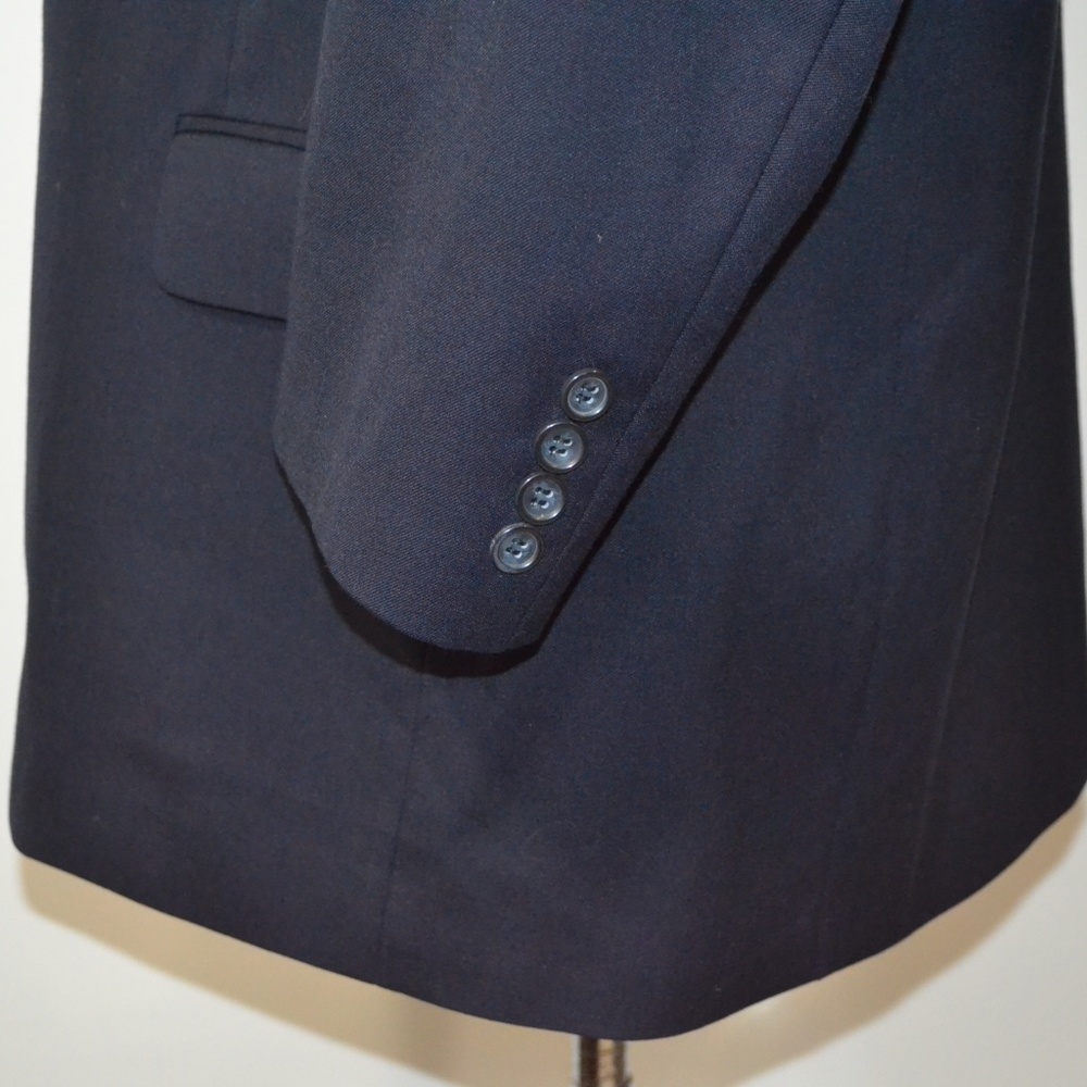 Ferretti 44R Sport Coat Blazer Suit Jacket Navy Si - Picture 3 of 8